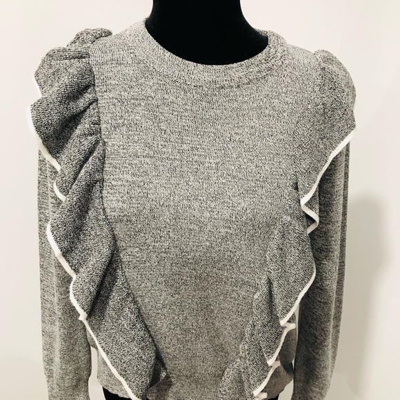 Topshop Ruffle Sweater - Picture 5 of 12